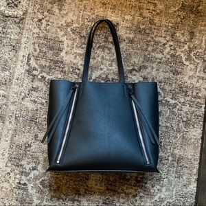 Black Moto Tote